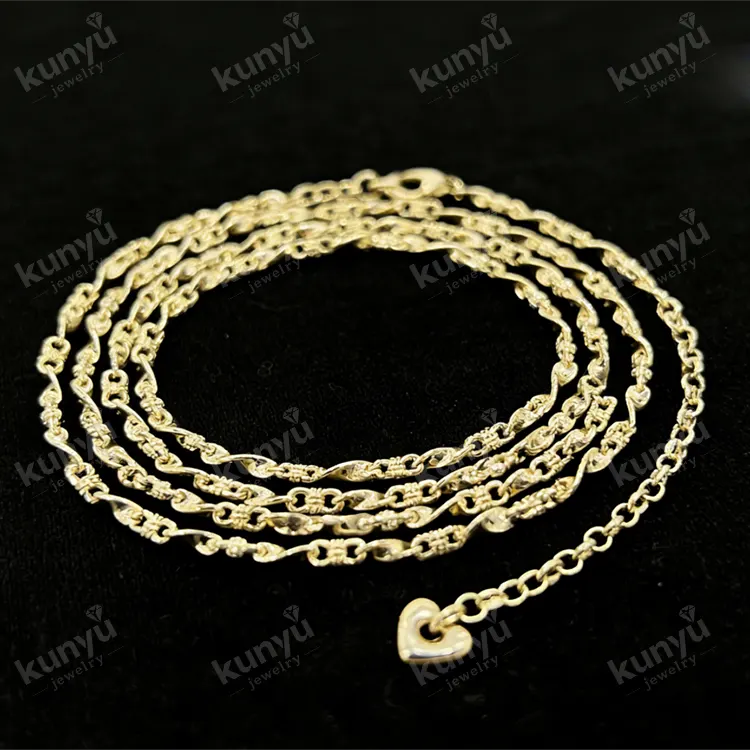 Gold plated handmade chain